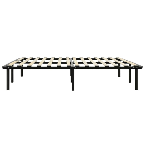 vidaXL Bed Frame Black Metal 180x200 cm