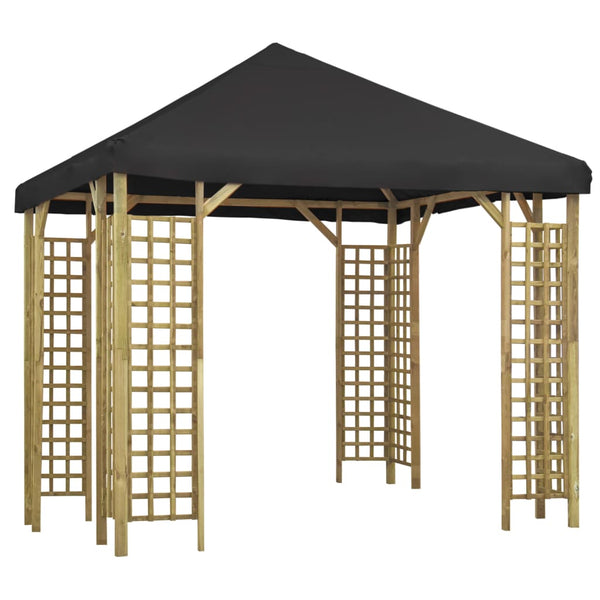 vidaXL Gazebo 3 x 3 m Anthracite
