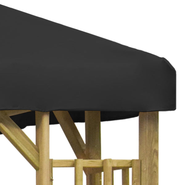 vidaXL Gazebo 3 x 3 m Anthracite