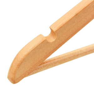 vidaXL 100 Piece Non-Slip Hardwood Hanger Set