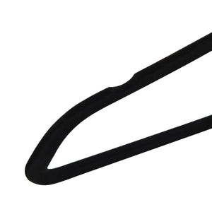 vidaXL 100 pcs. Hanger Set Non-Slip Black Velvet