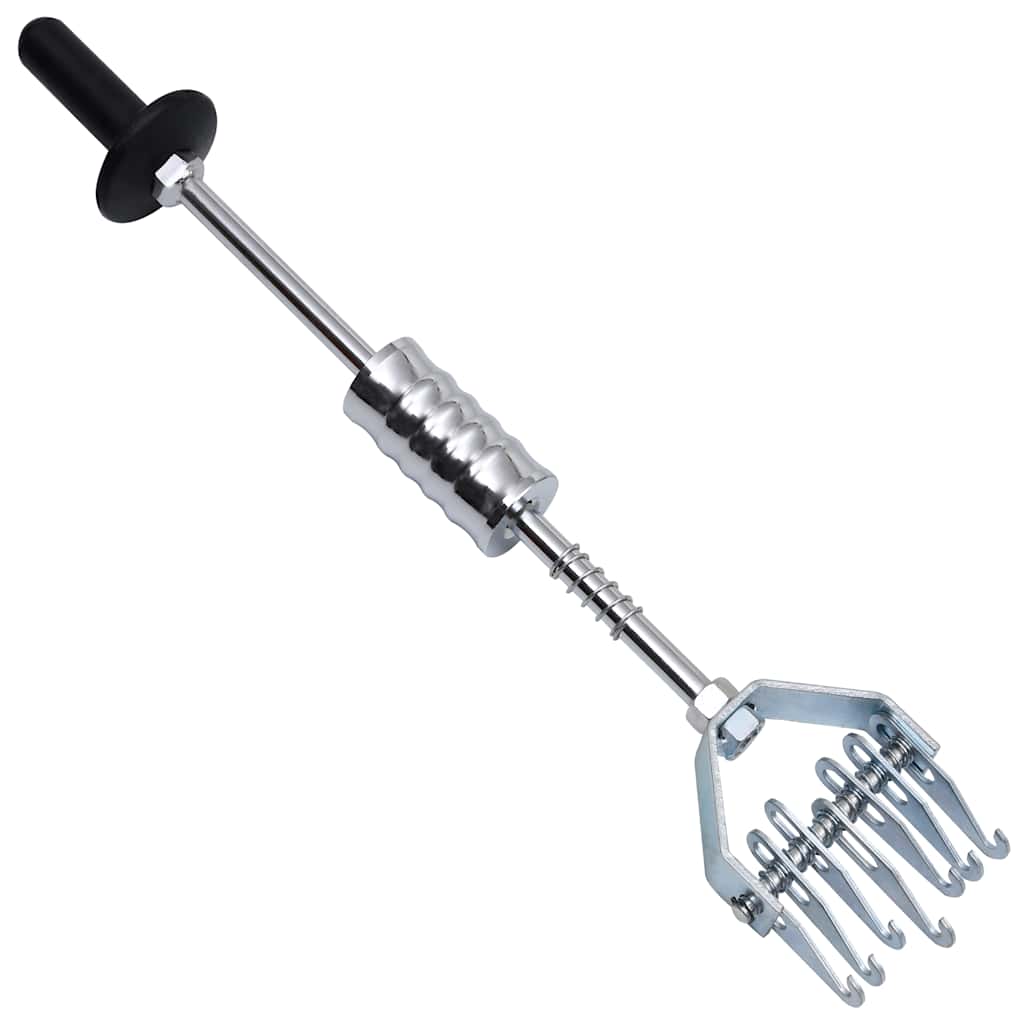 vidaXL Slide Hammer with Hook 65 cm Carbon Steel