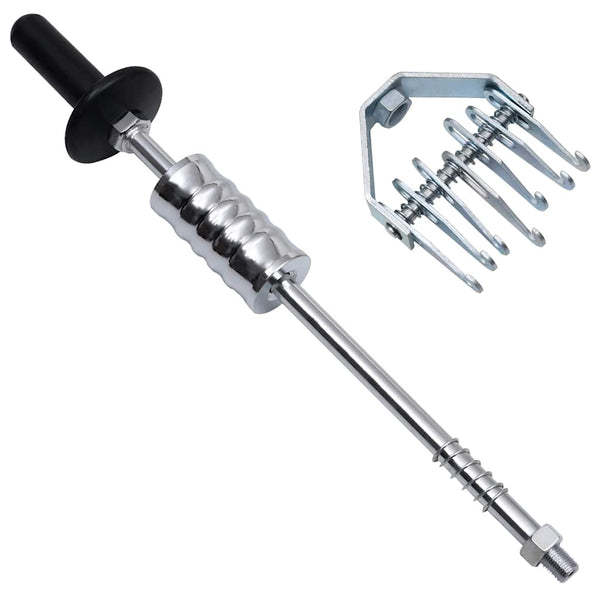 vidaXL Slide Hammer with Hook 65 cm Carbon Steel