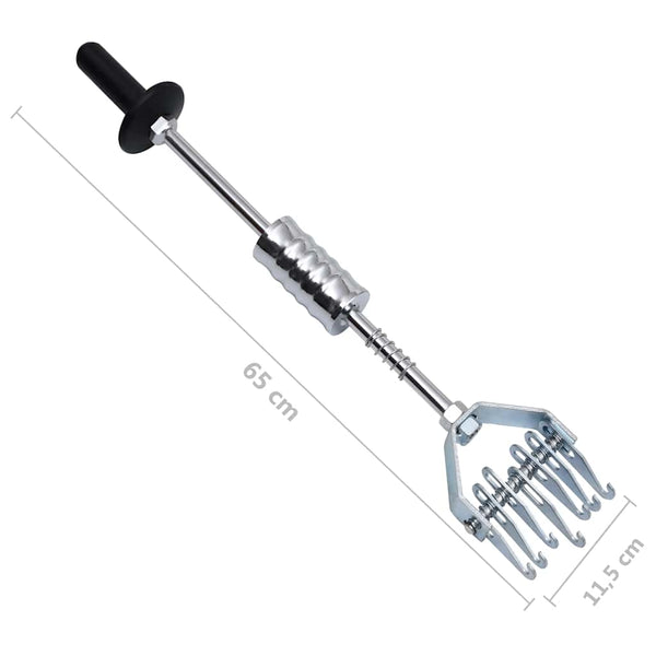 vidaXL Slide Hammer with Hook 65 cm Carbon Steel