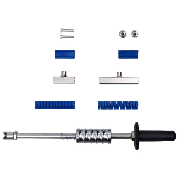 vidaXL 7-Piece Slide Hammer Set Carbon Steel