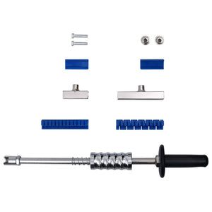 vidaXL 7-Piece Slide Hammer Set Carbon Steel