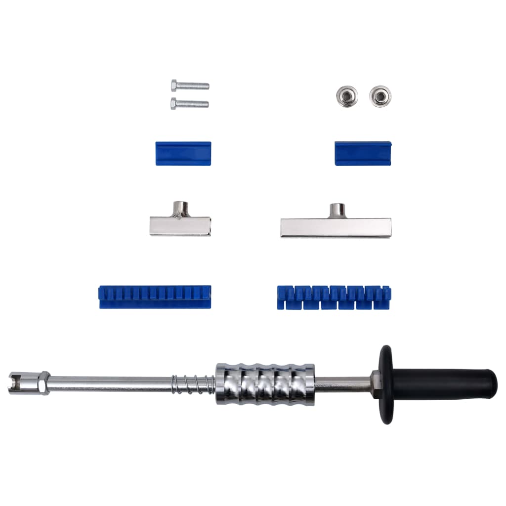 vidaXL 7-Piece Slide Hammer Set Carbon Steel