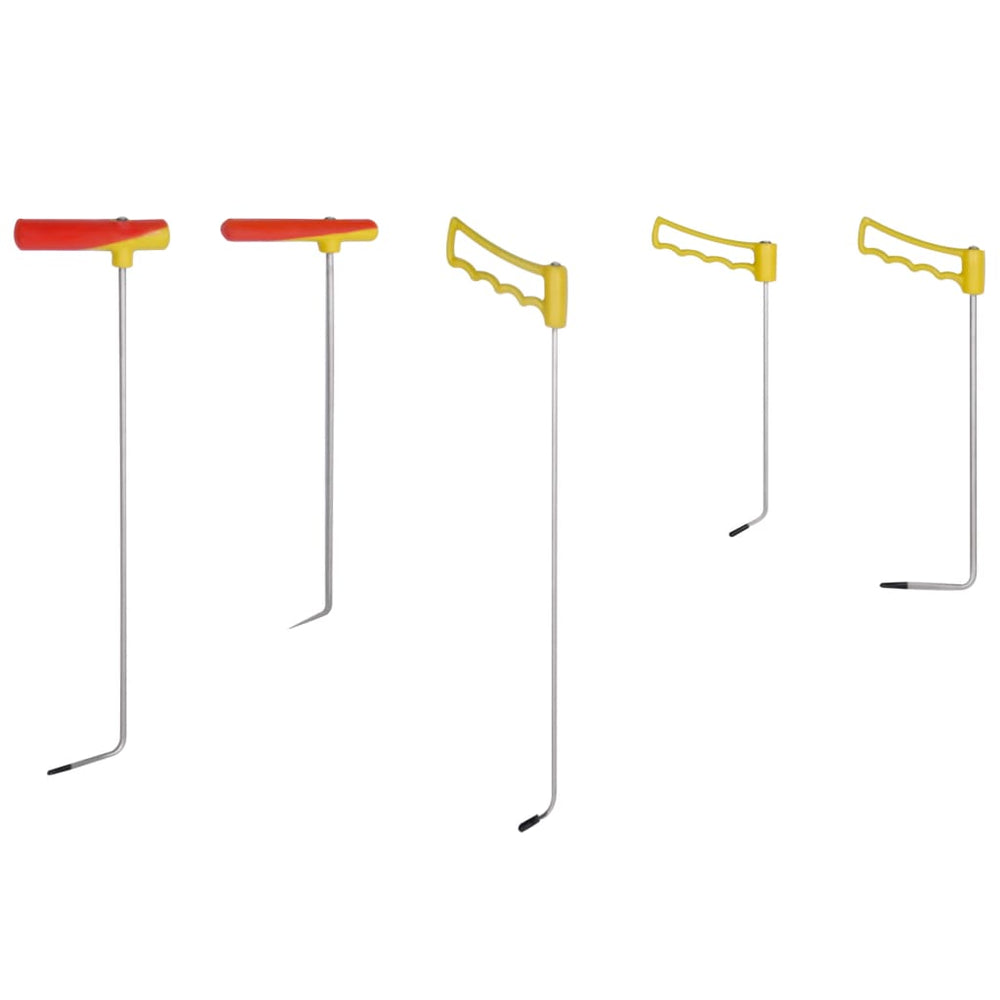 vidaXL 5-piece Dent Repair Tool Set Spring Steel
