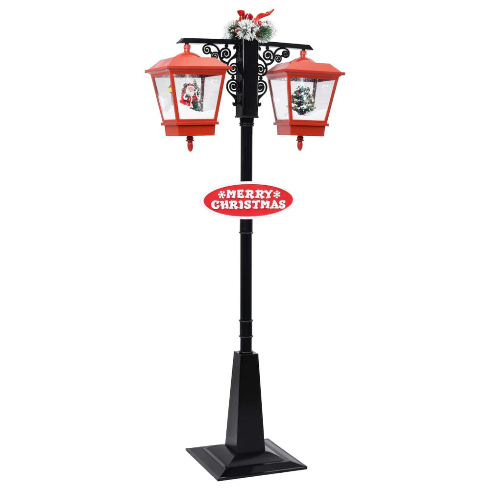 vidaXL Christmas Street Lamp with Santa Claus 81 x 40 x 188 cm PVC