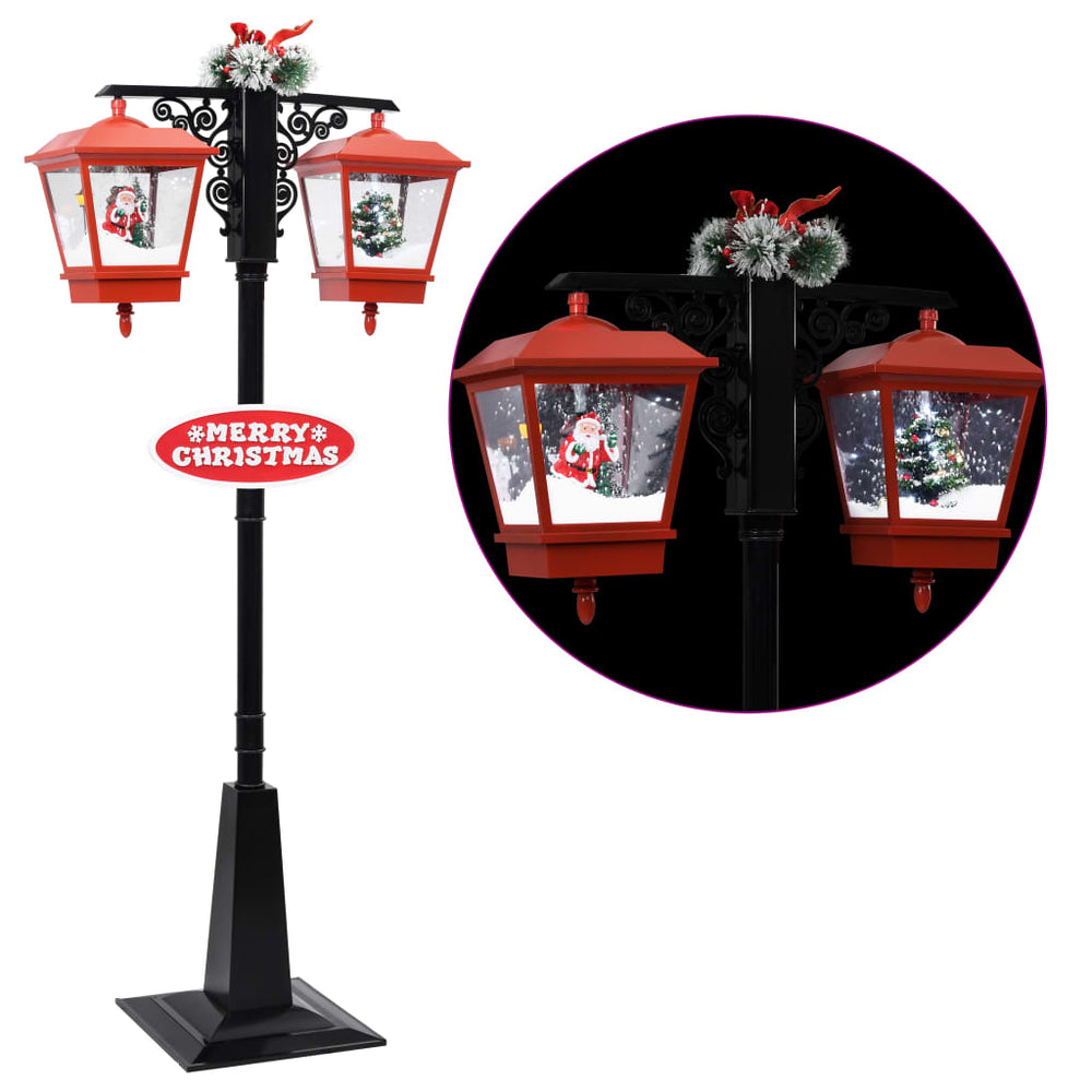 vidaXL Christmas Street Lamp with Santa Claus 81 x 40 x 188 cm PVC