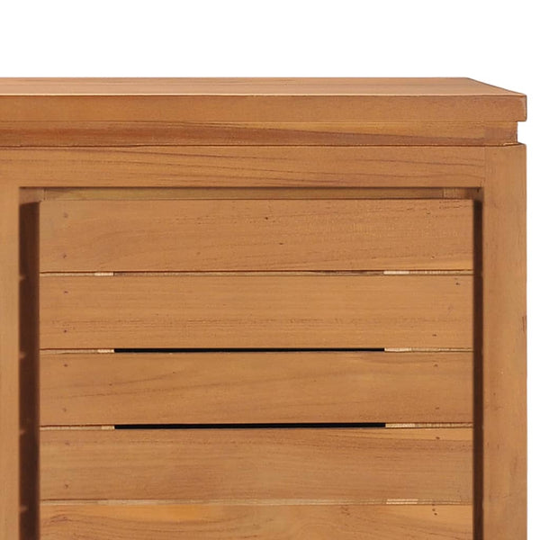 vidaXL TV Cabinet 110 x 30 x 40 cm Solid Teak Wood