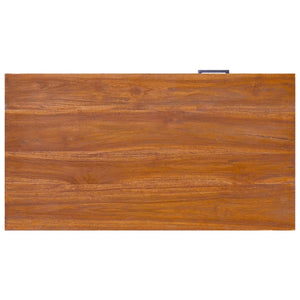 vidaXL TV Cabinet 90x50x37 cm Solid Teak Wood