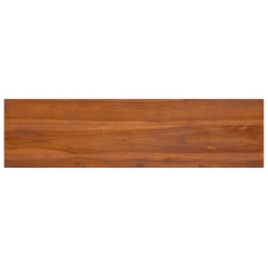 vidaXL TV Cabinet 112x30x37 cm Solid Teak Wood