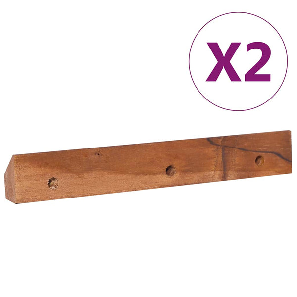 vidaXL Wall-Mounted TV Cabinet 90x30x30 cm Solid Teak Wood