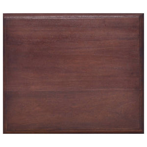 vidaXL Classic Bedside Table Brown 35x30x60 cm Solid Mahogany Wood