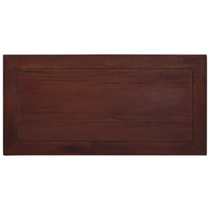 vidaXL Coffee Table Classic Brown 100x50x30 cm Solid Mahogany Wood