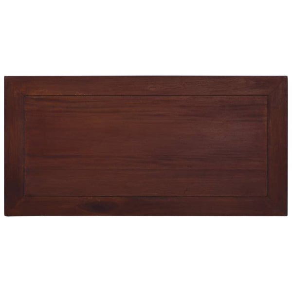 vidaXL Coffee Table Classic Brown 100x50x30 cm Solid Mahogany Wood