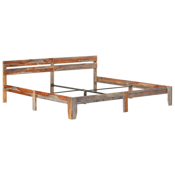 vidaXL Solid Wood Bed Frame without Mattress 200x200 cm