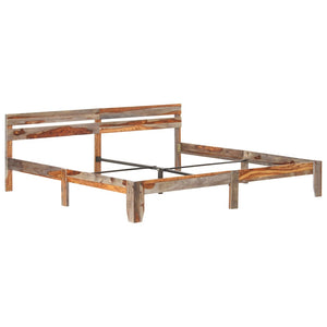 vidaXL Solid Wood Bed Frame without Mattress 200x200 cm