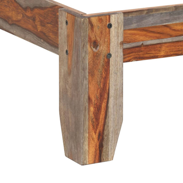 vidaXL Solid Wood Bed Frame without Mattress 200x200 cm