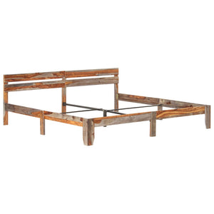 vidaXL Solid Wood Bed Frame without Mattress 200x200 cm
