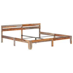 vidaXL Solid Wood Bed Frame without Mattress 200x200 cm