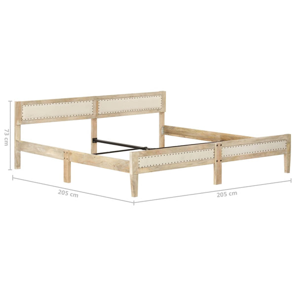 vidaXL Solid Mango Wood Bed 200 cm
