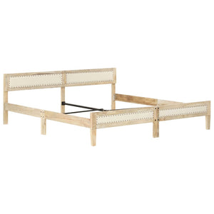 vidaXL Solid Mango Wood Bed 200 cm
