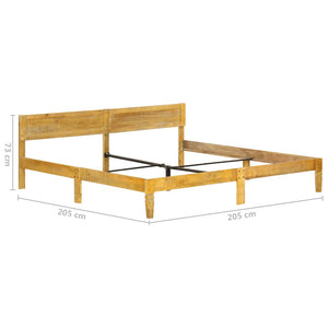 vidaXL Solid Mango Wood Bed 200 cm