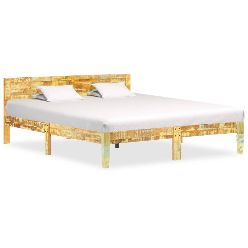vidaXL Solid Reclaimed Wood Bed 180x200 cm