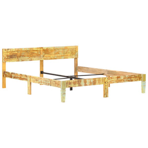 vidaXL Solid Reclaimed Wood Bed 180x200 cm