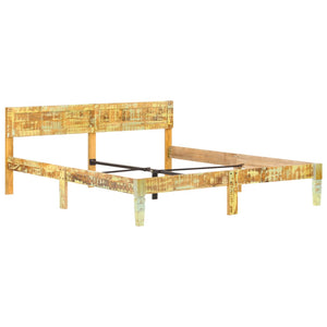 vidaXL Solid Reclaimed Wood Bed 180x200 cm
