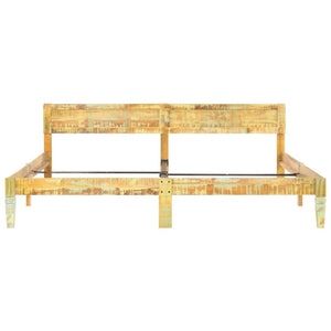 vidaXL Solid Reclaimed Wood Bed 200x200 cm
