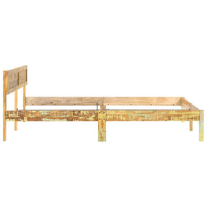 vidaXL Solid Reclaimed Wood Bed 200x200 cm