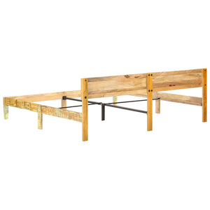 vidaXL Solid Reclaimed Wood Bed 200x200 cm