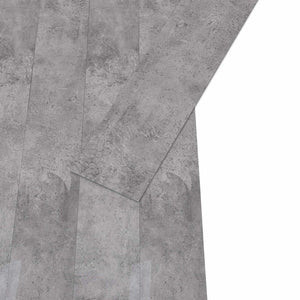vidaXL Flooring Planks 36 pcs Cement Brown 5.02 m² PVC