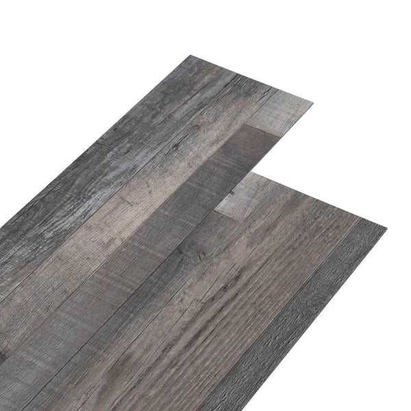 Selbstklebende Bodenplanken Grau 5,26 m²