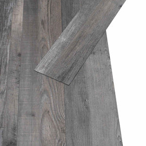 Selbstklebende Bodenplanken Grau 5,26 m²