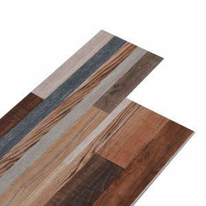 Selbstklebende PVC Bodenplanken Mehrfarbig 5,26 m²