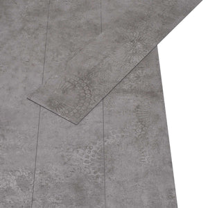 Betongraue PVC Bodenplanken, 36 Stk. 5,02 m²