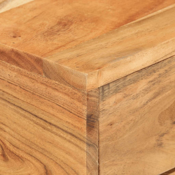 vidaXL U-Shaped Side Table 45x30x61 cm Solid Acacia Wood
