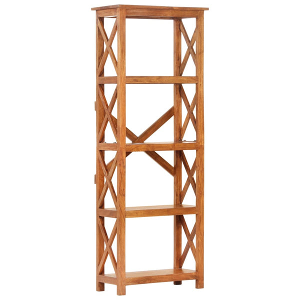 vidaXL Bookshelf 60x30x160 cm Solid Wood with Honey Finish
