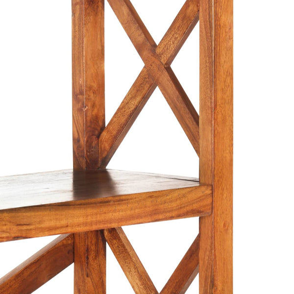 vidaXL Bookcase 100x30x180 cm Solid Wood with Honey Finish