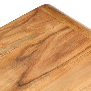 vidaXL End Tables 2 pcs. Solid Wood with Honey Finish