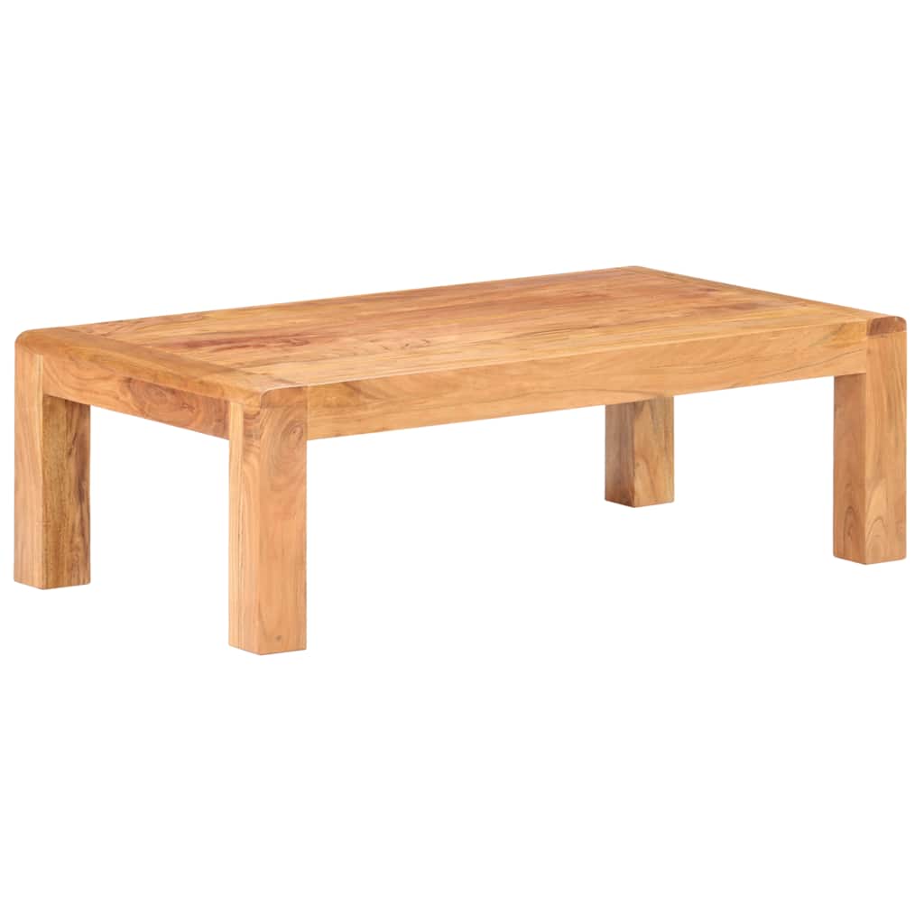 vidaXL Coffee Table 110x60x35 cm Solid Wood with Honey Finish