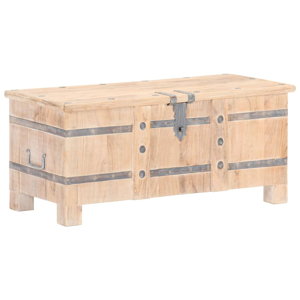 vidaXL Storage Chest 90x40x40 cm Solid Acacia Wood