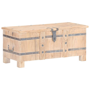 vidaXL Storage Chest 90x40x40 cm Solid Acacia Wood