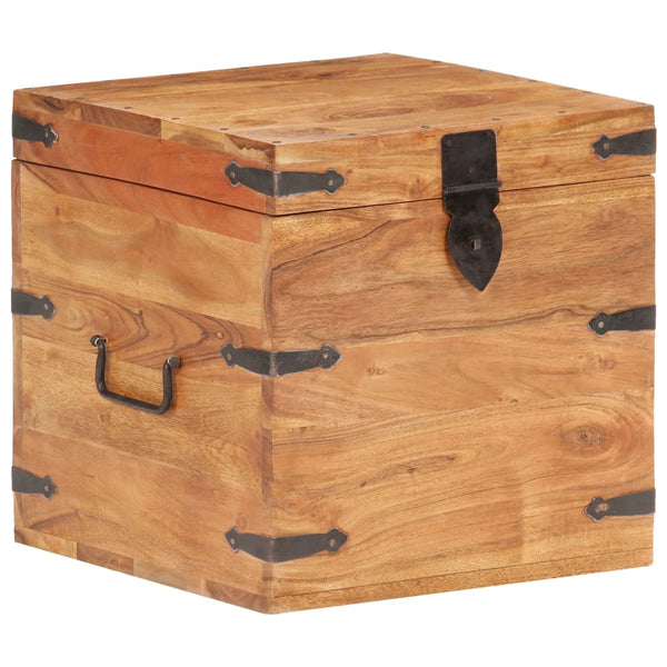vidaXL Storage Chest 40x40x40 cm Solid Acacia Wood