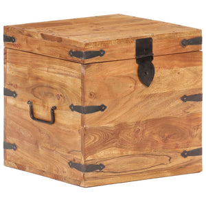 vidaXL Storage Chest 40x40x40 cm Solid Acacia Wood