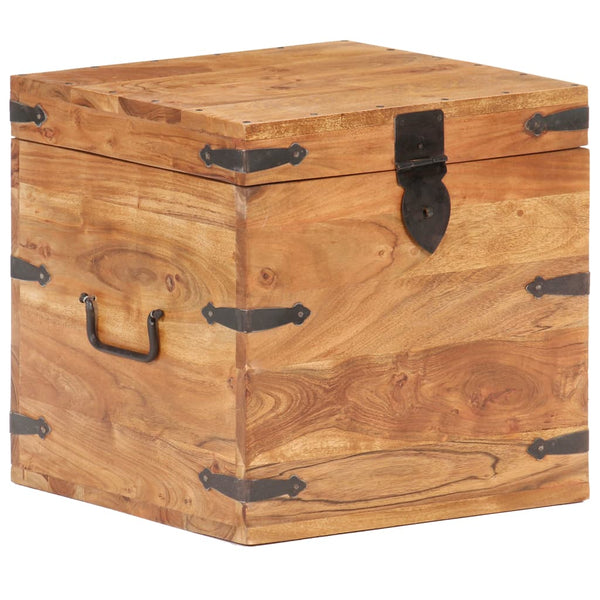 vidaXL Storage Chest 40x40x40 cm Solid Acacia Wood